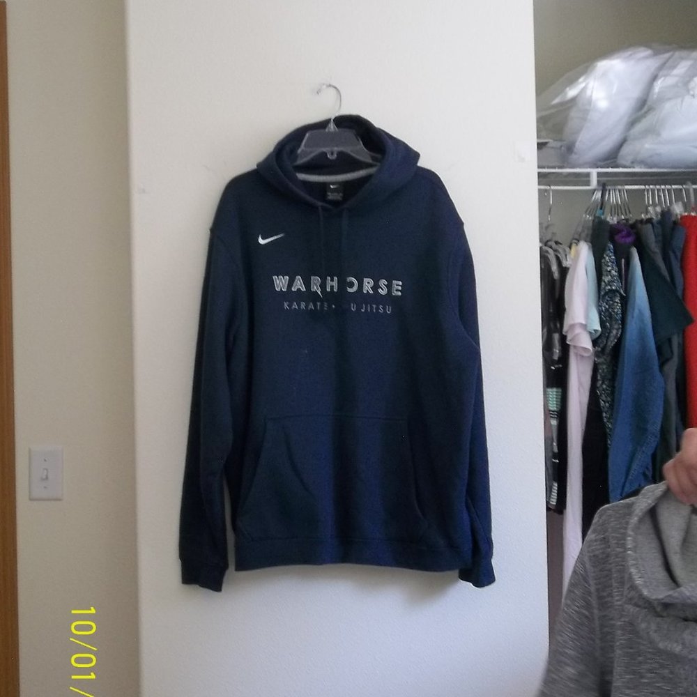 2X Blue Nike Hoodie (Warhorse), Long Sleeve